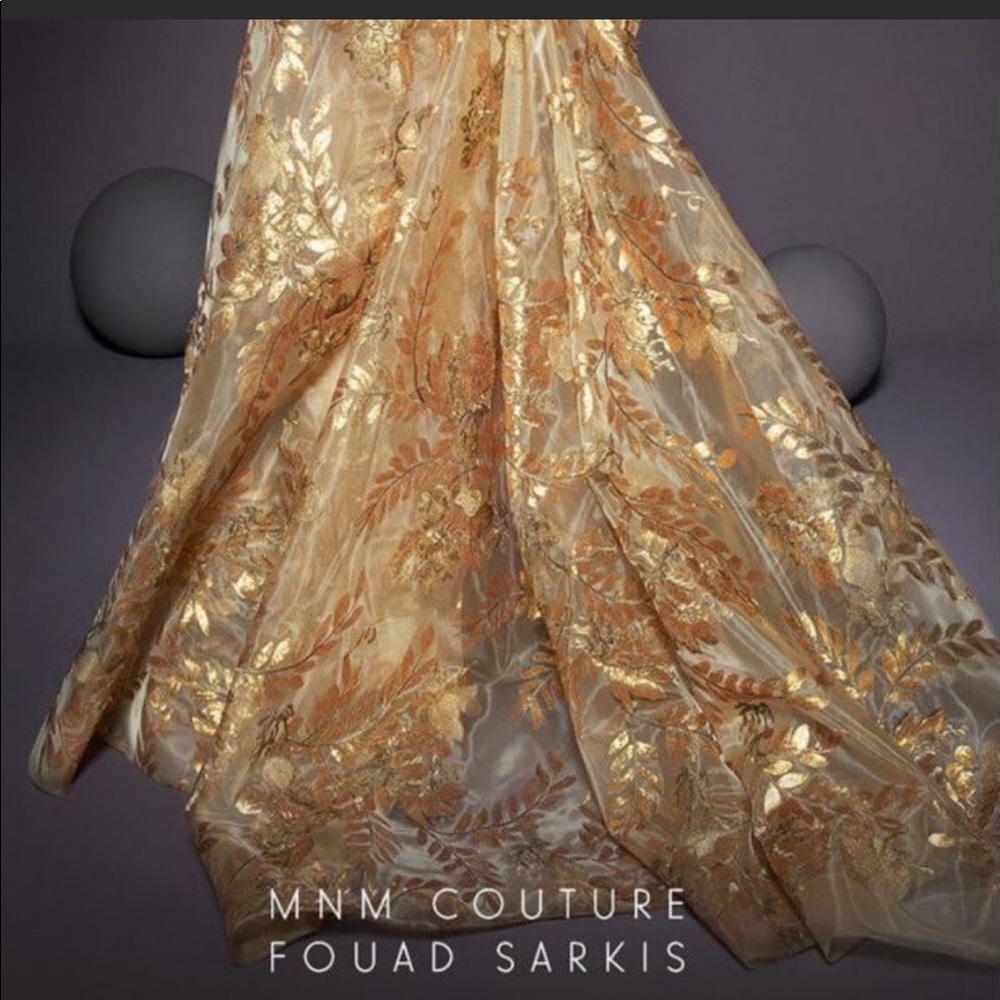 NWT MNM COUTURE FOUAD SARKIS GOWN 2463 - STUNNING! - Picture 4 of 8